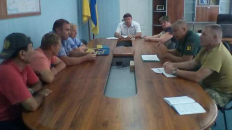 Голова райдержадміністрації Олександр Єрохін зустрівся з громадськими діячами та волонтерами